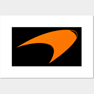 Mclaren Orange Logo Posters and Art